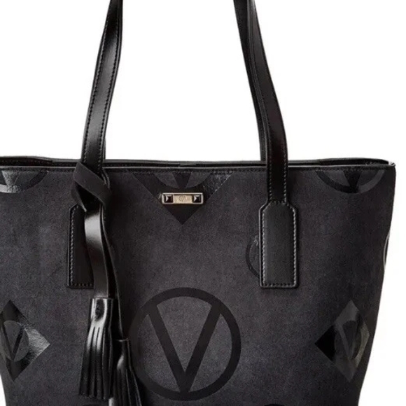 Mario Valentino Black Tote Bag - Picture 2 of 12